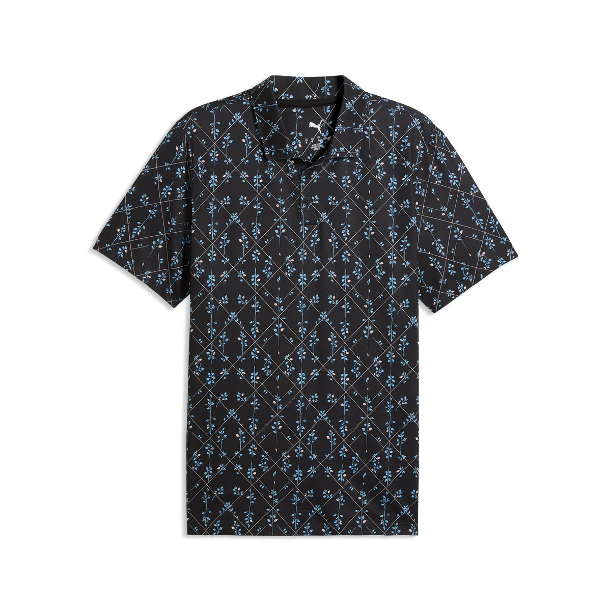 Puma Golf Men's CLOUDSPUN Argyle Bloom BN Polo