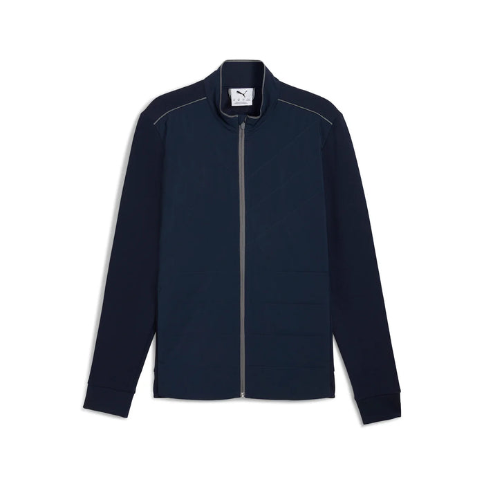 Puma Golf Men's CLOUDSPUN Fleece Hybrid BN Jacket Navy Color