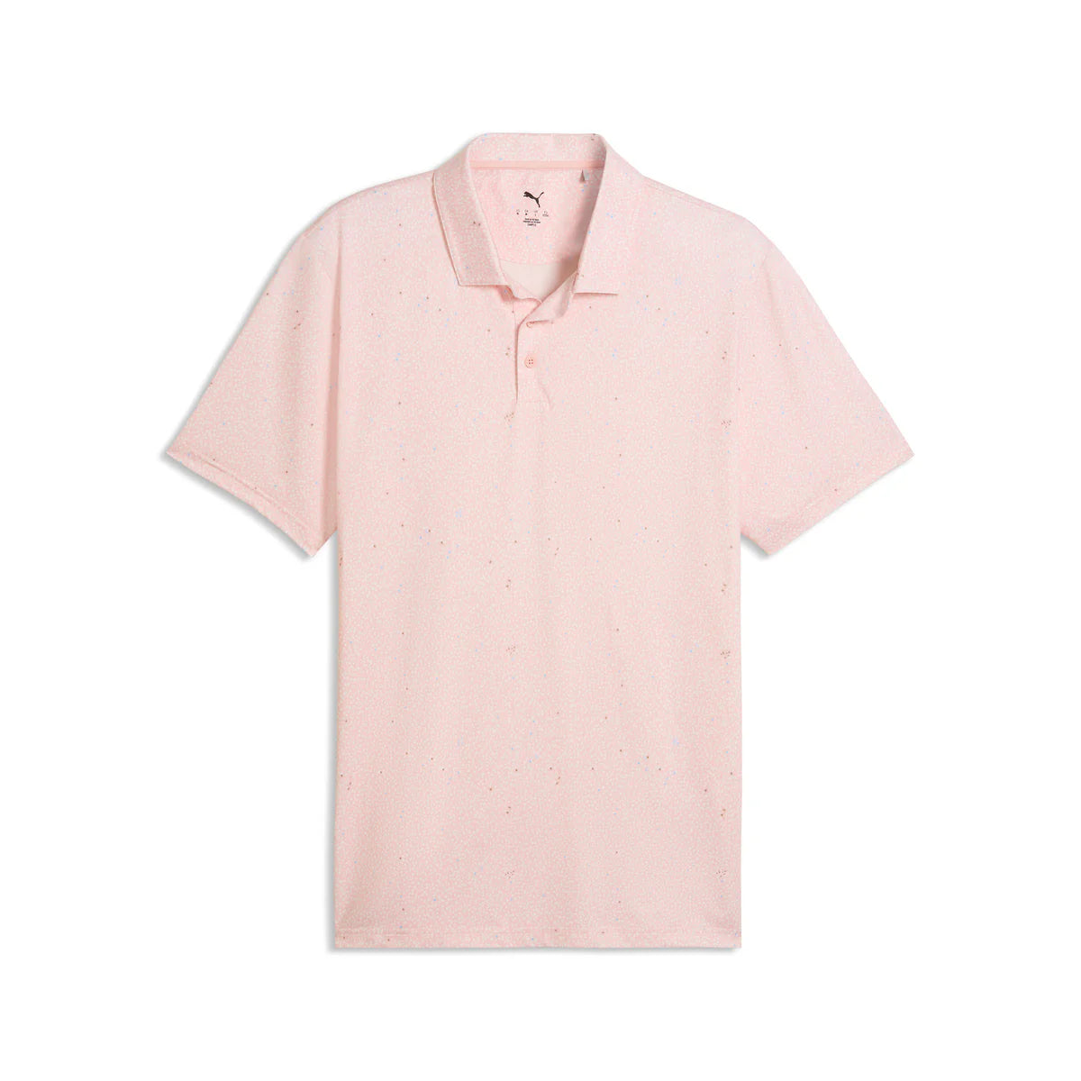 Puma Golf Men's CLOUDSPUN Posy BN Polo  Pink Color