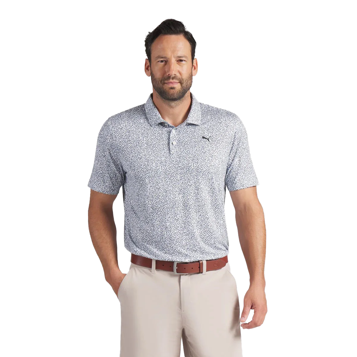 Puma Golf Men's CLOUDSPUN Posy BN Polo