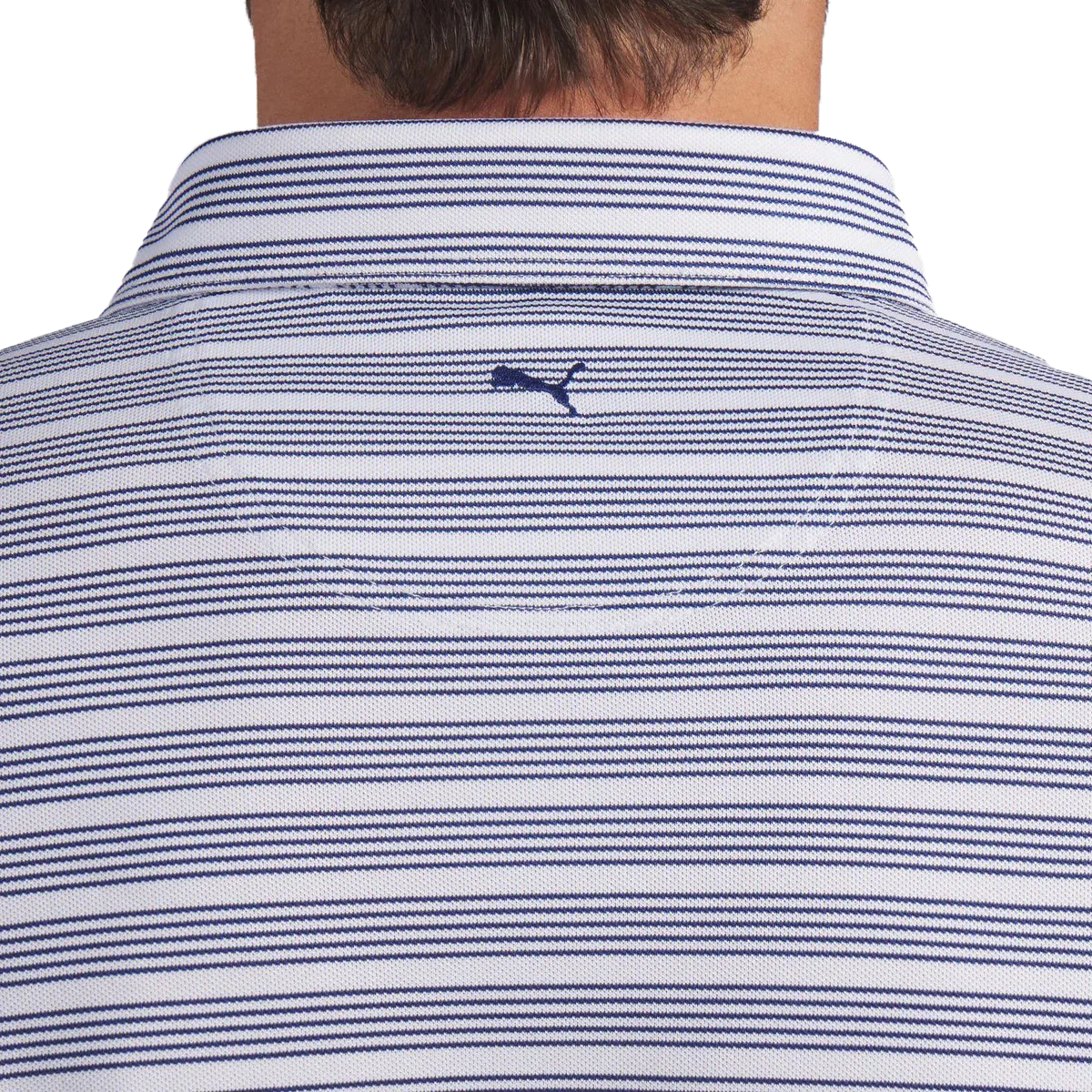 Puma Golf Men's Clubhouse Stripe Golf Polo