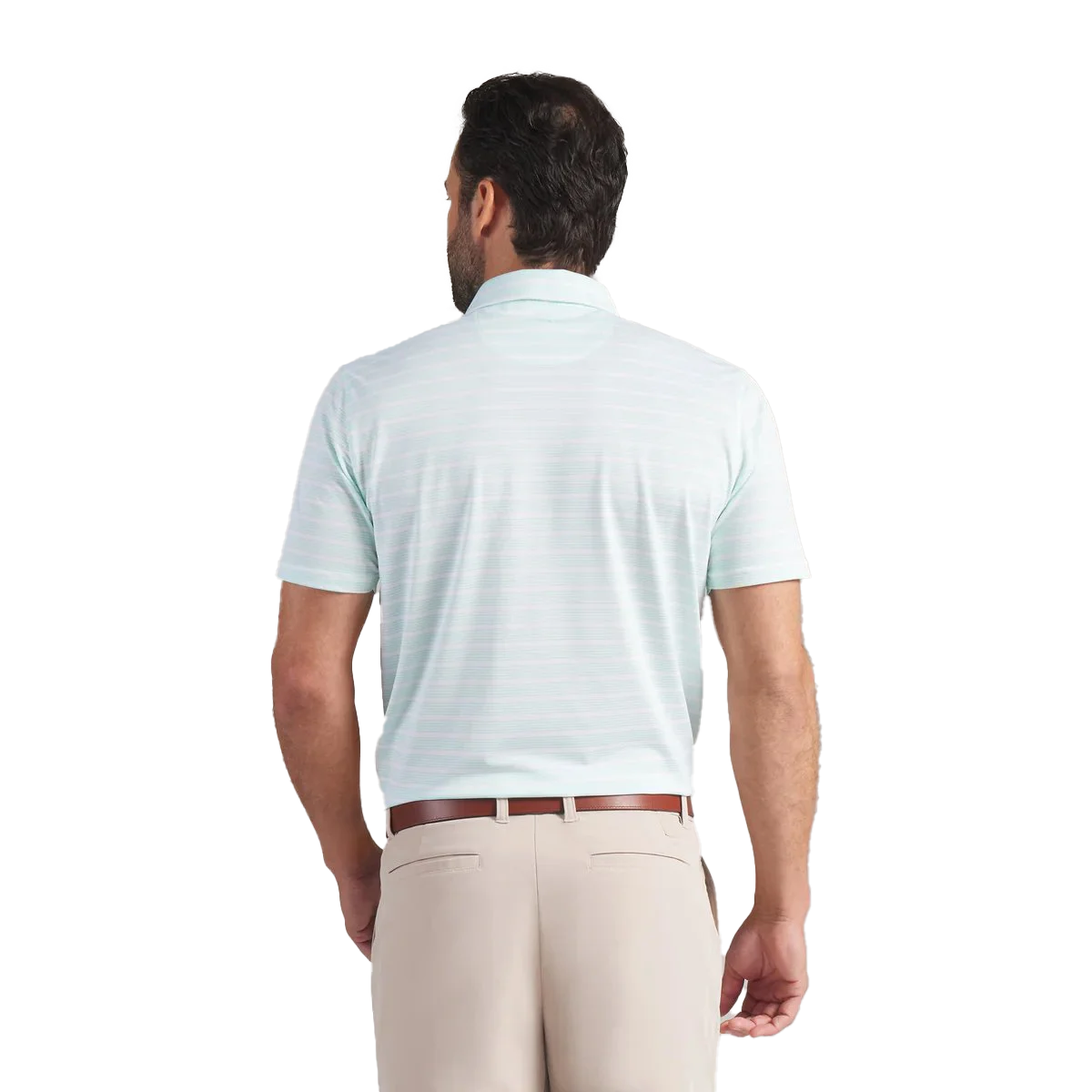 Puma Golf Men's Clubhouse Stripe Golf Polo