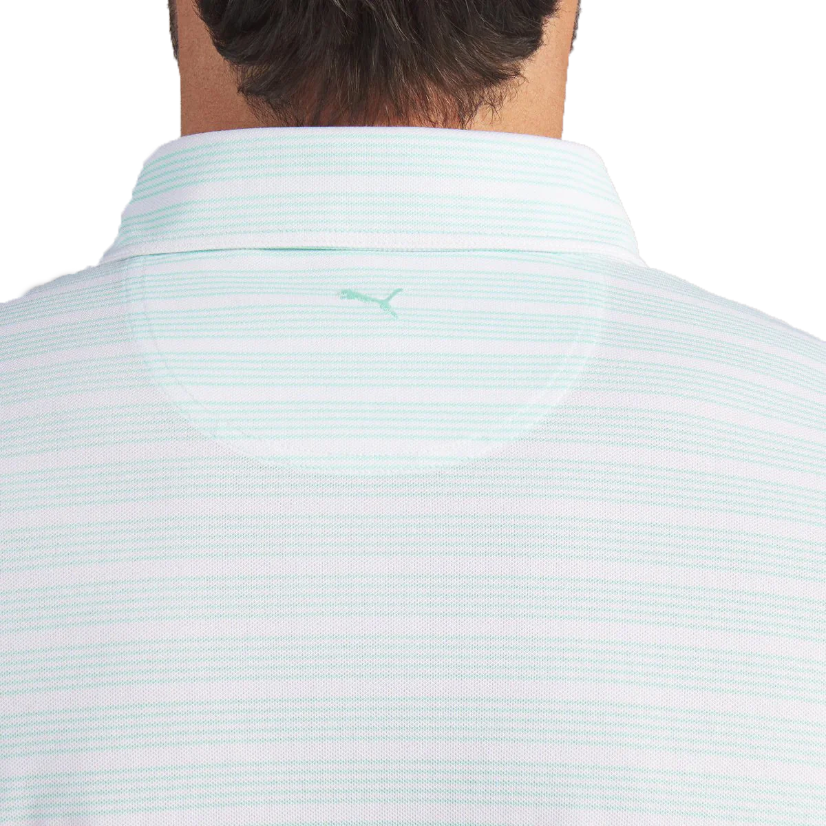 Puma Golf Men's Clubhouse Stripe Golf Polo