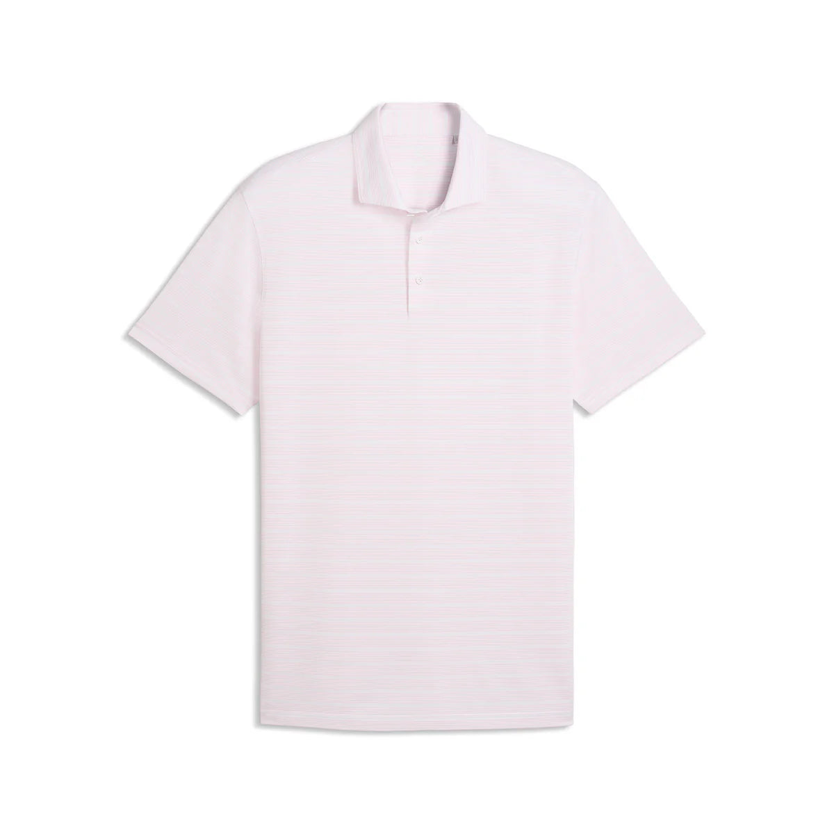 Puma Golf Men's Clubhouse Stripe Golf Polo Pink Color