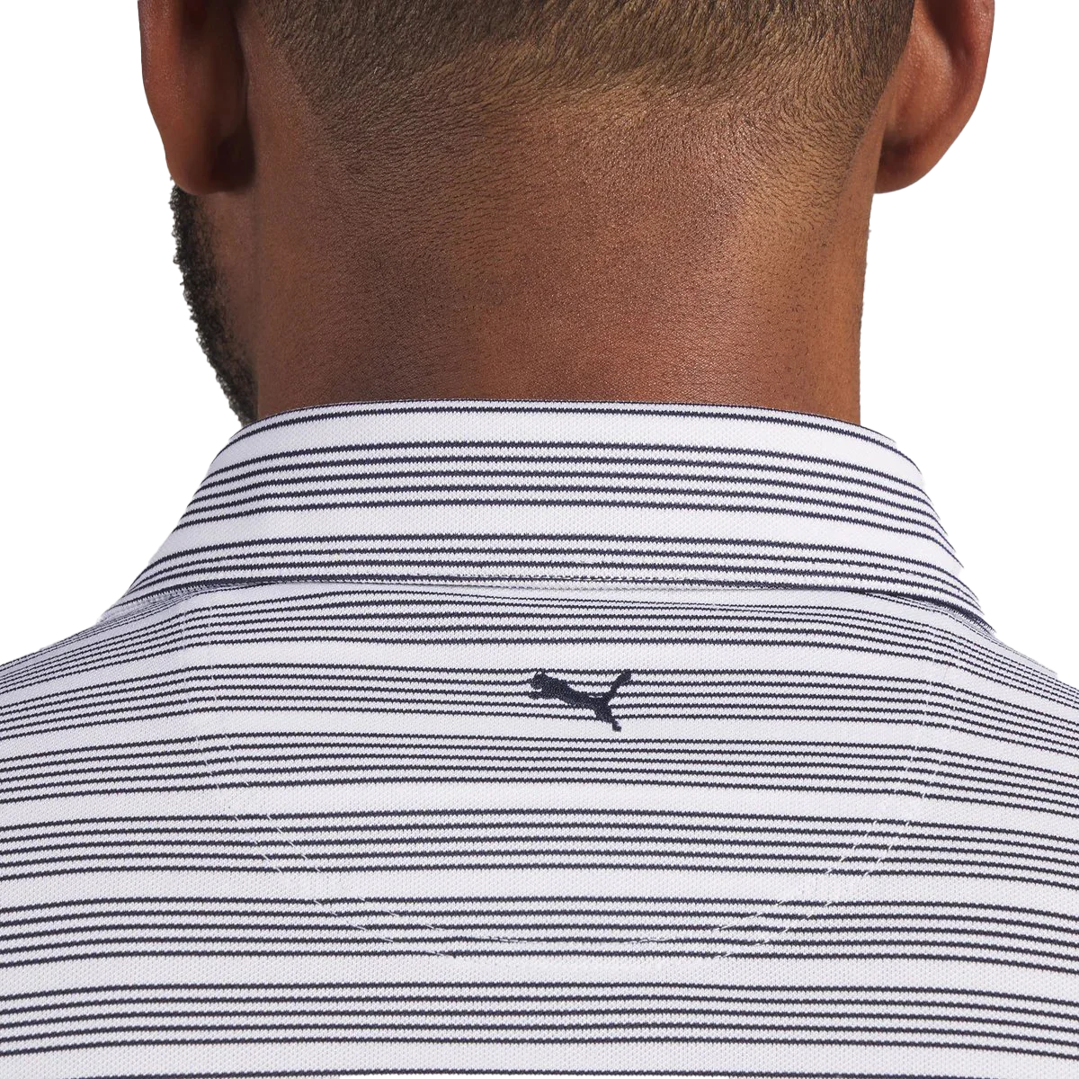 Puma Golf Men's Clubhouse Stripe Golf Polo