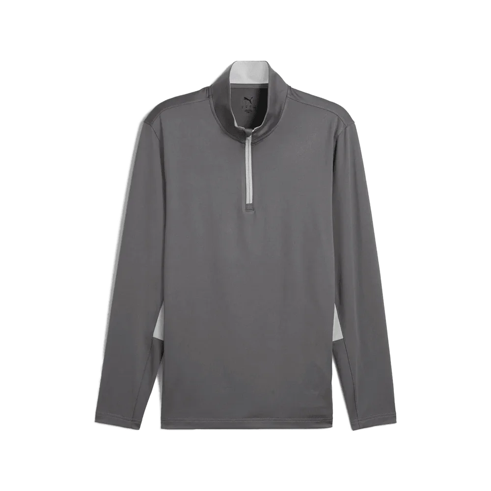Puma Golf Men's Pure 2.0 1/4 Zip Grey color