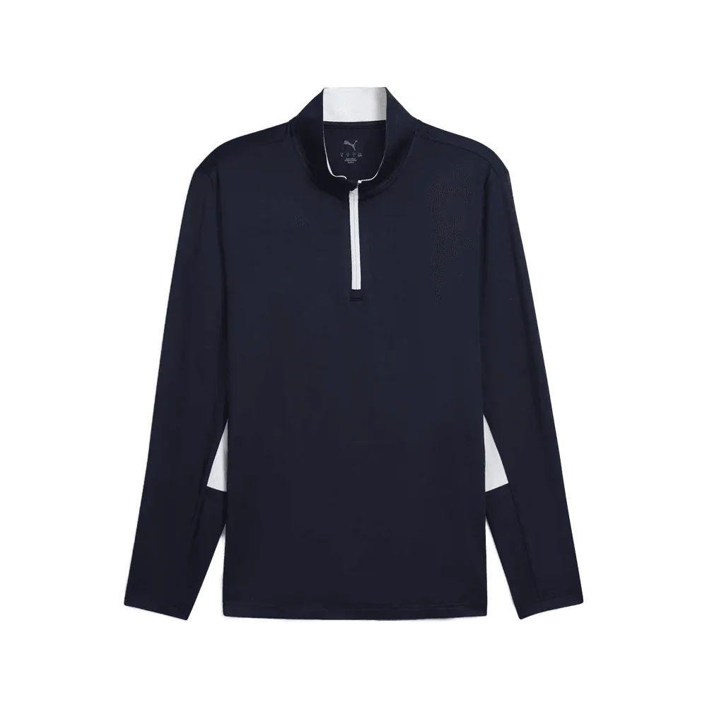 Puma Golf Men's Pure 2.0 1/4 Zip Navy color