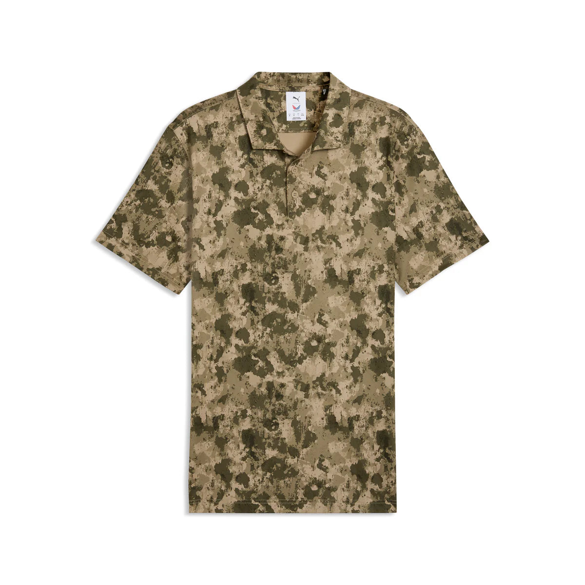 Puma Golf Men's Volition Camo Polo Brown Color