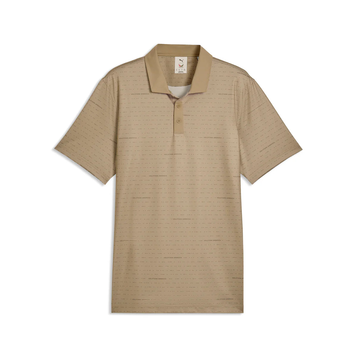 Puma Golf Men's Volition Morse Polo Brown Color