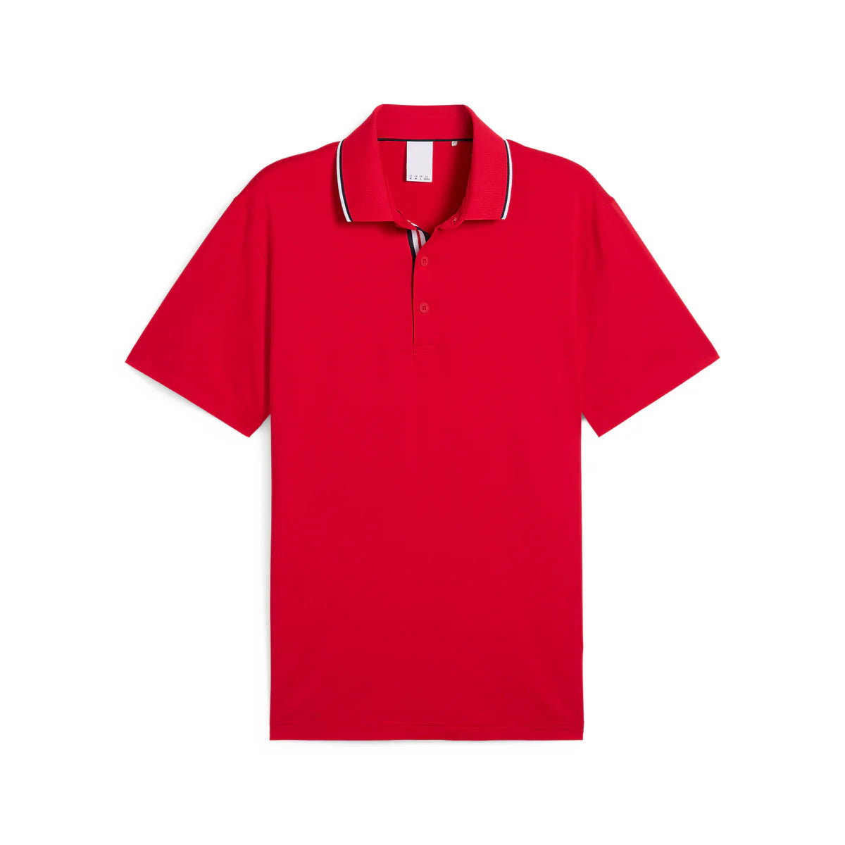 Puma Golf Men's Volition Tipped Polo Red Color