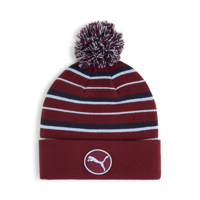 Puma Golf POM Beanie Maroon Color.