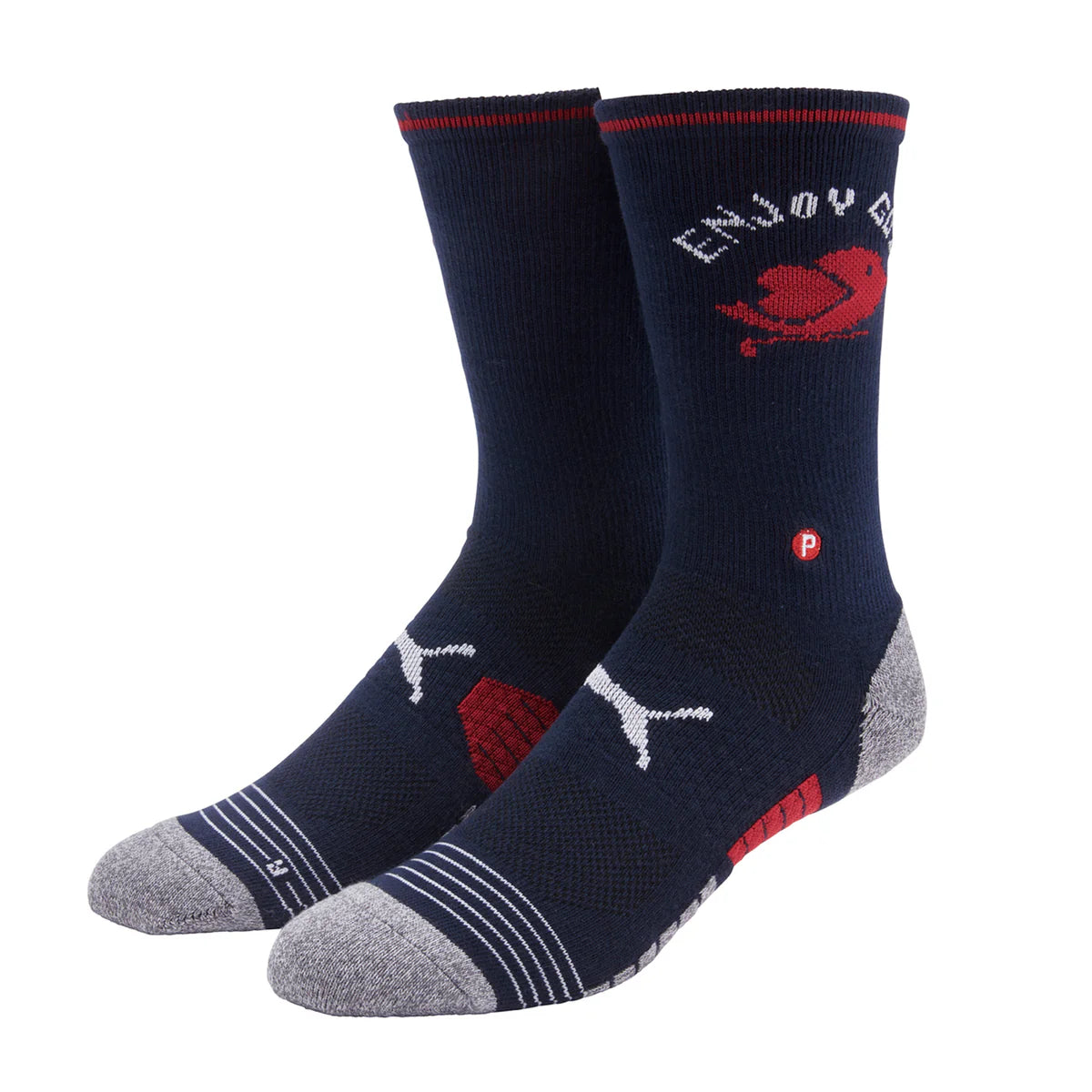 Puma Golf Unisex Tech Crew Golf Socks Navy color.