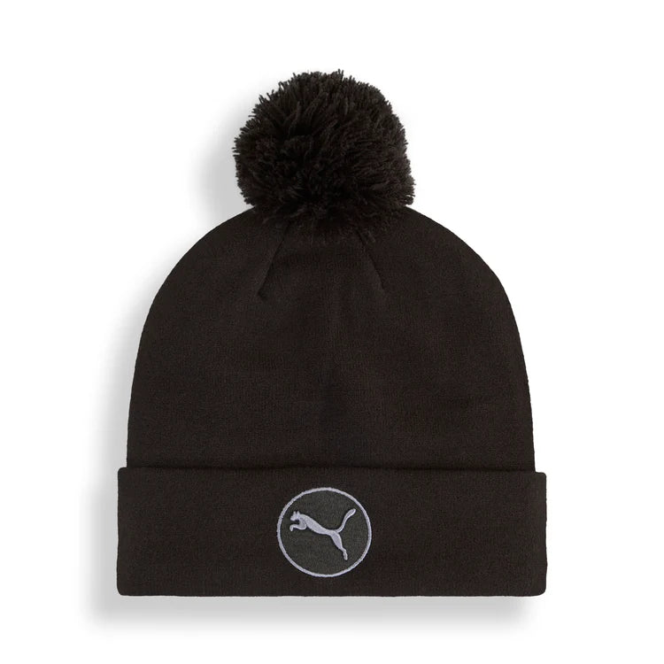 Puma Golf Wrmlbl Removable Pom Beanie Black Color.