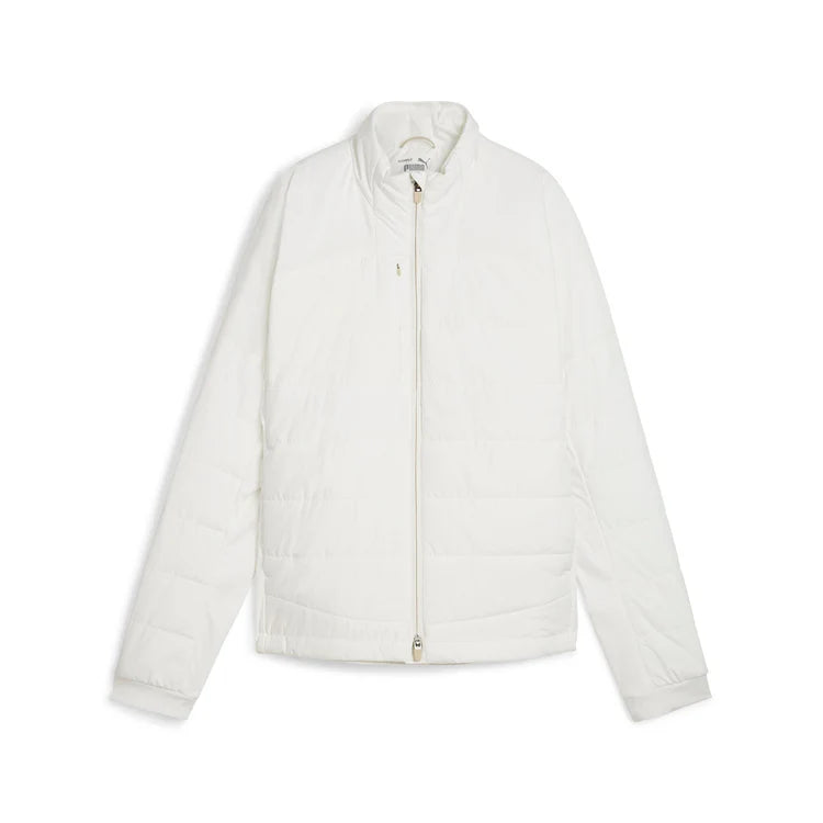 Puma Golf Women Kyley Quilted Jacket White Color