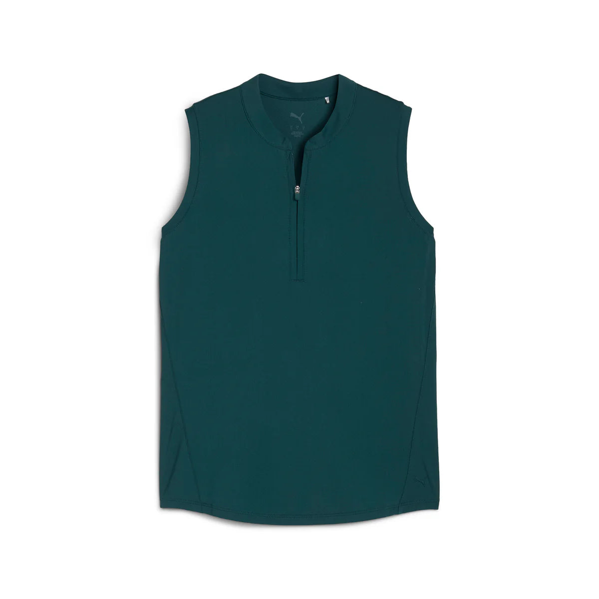 Puma Golf Women's Aerlon Mock Sleeveless Polo Green Color