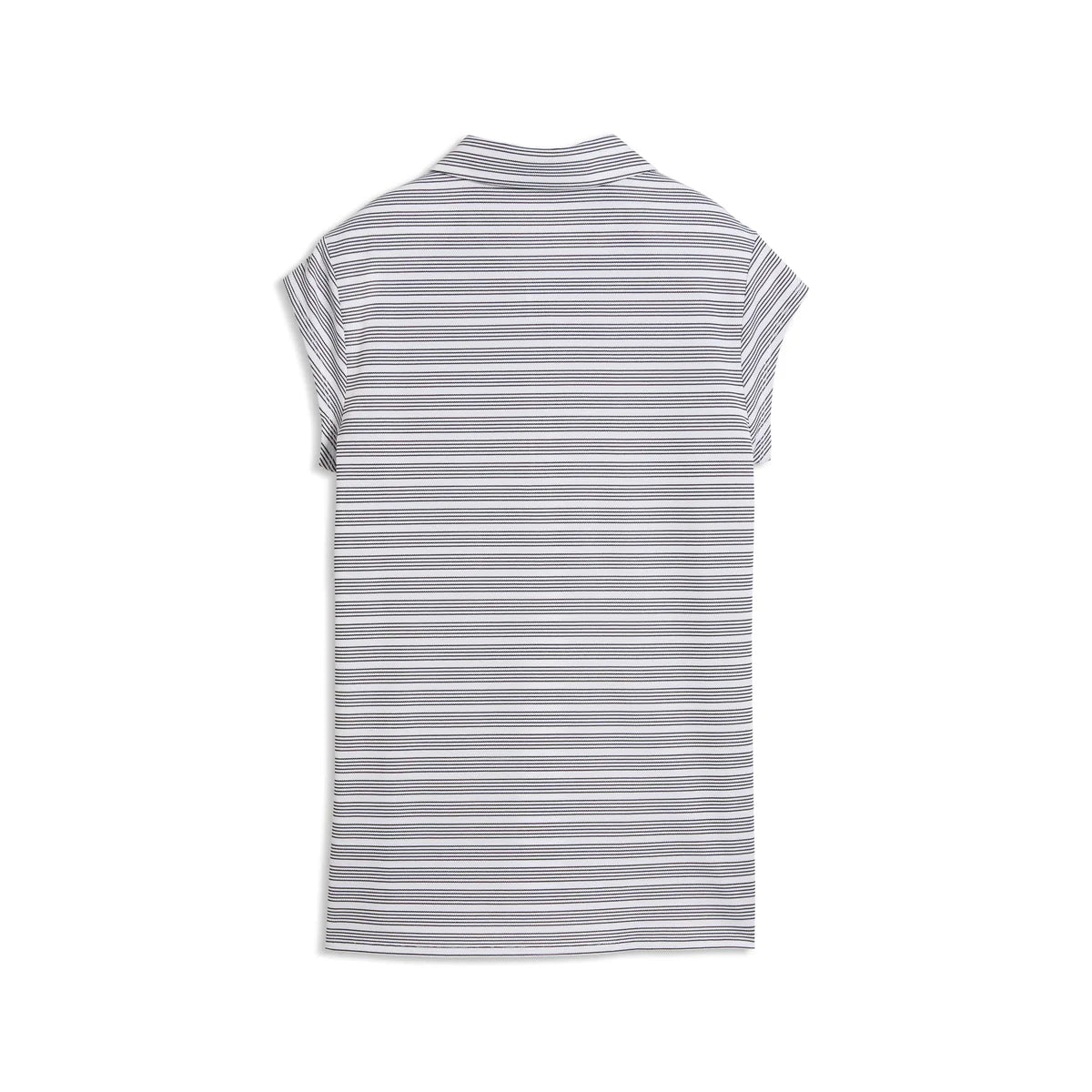 Puma Golf Women's Pique YD Stripe Cap Sleeve Polo