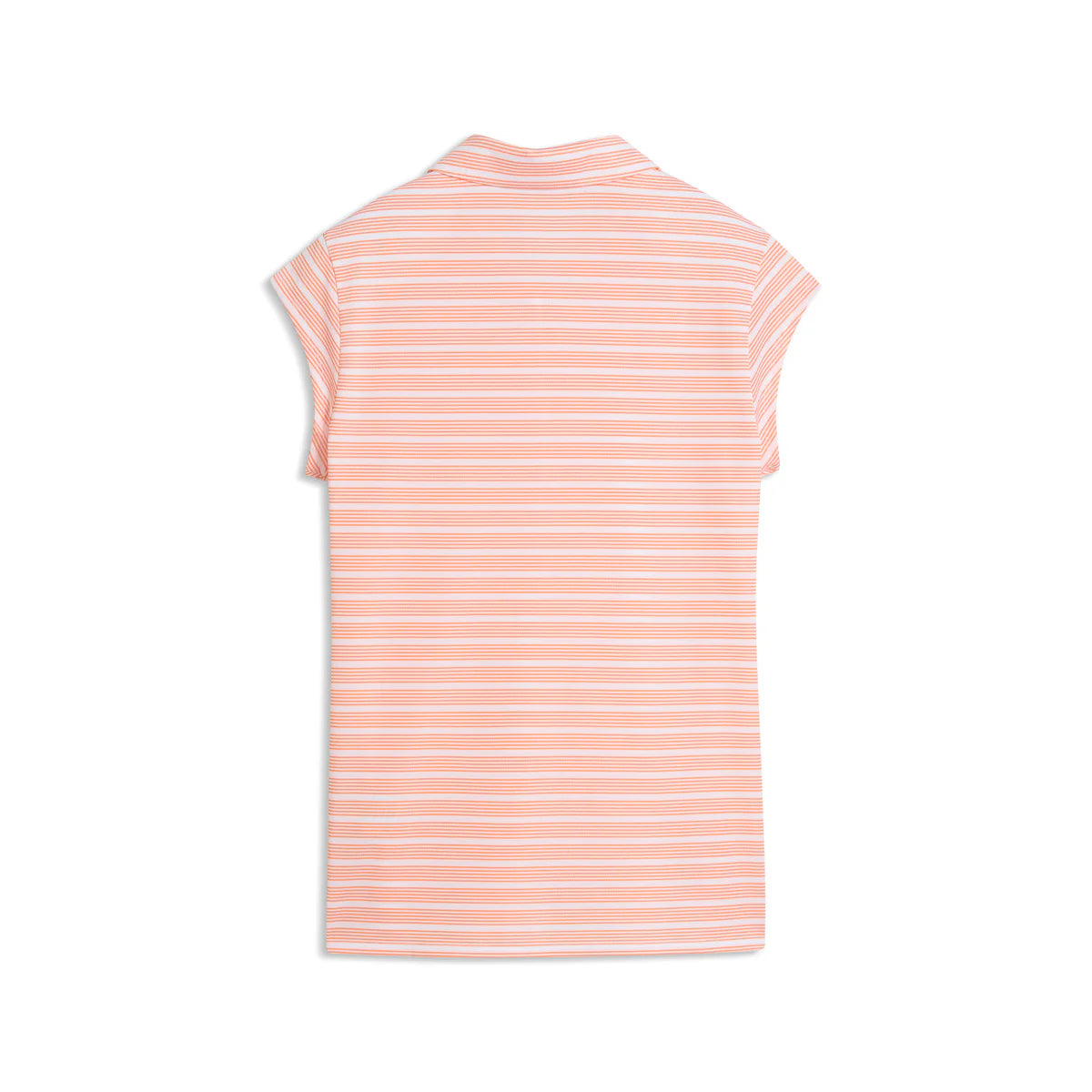 Puma Golf Women's Pique YD Stripe Cap Sleeve Polo