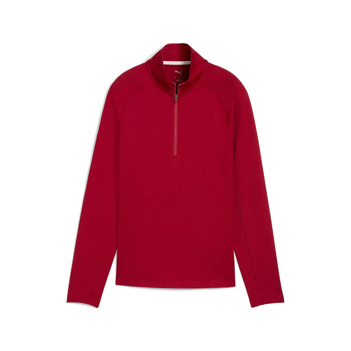Puma Golf Women's Pure 2.0 Golf 1/4 Zip Maroon Color. 