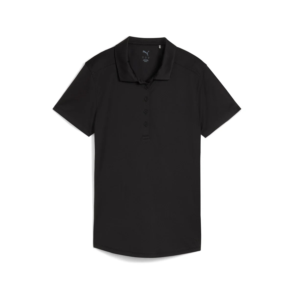 Puma Golf Women's Pure 2.0 Golf Polo Black Color.