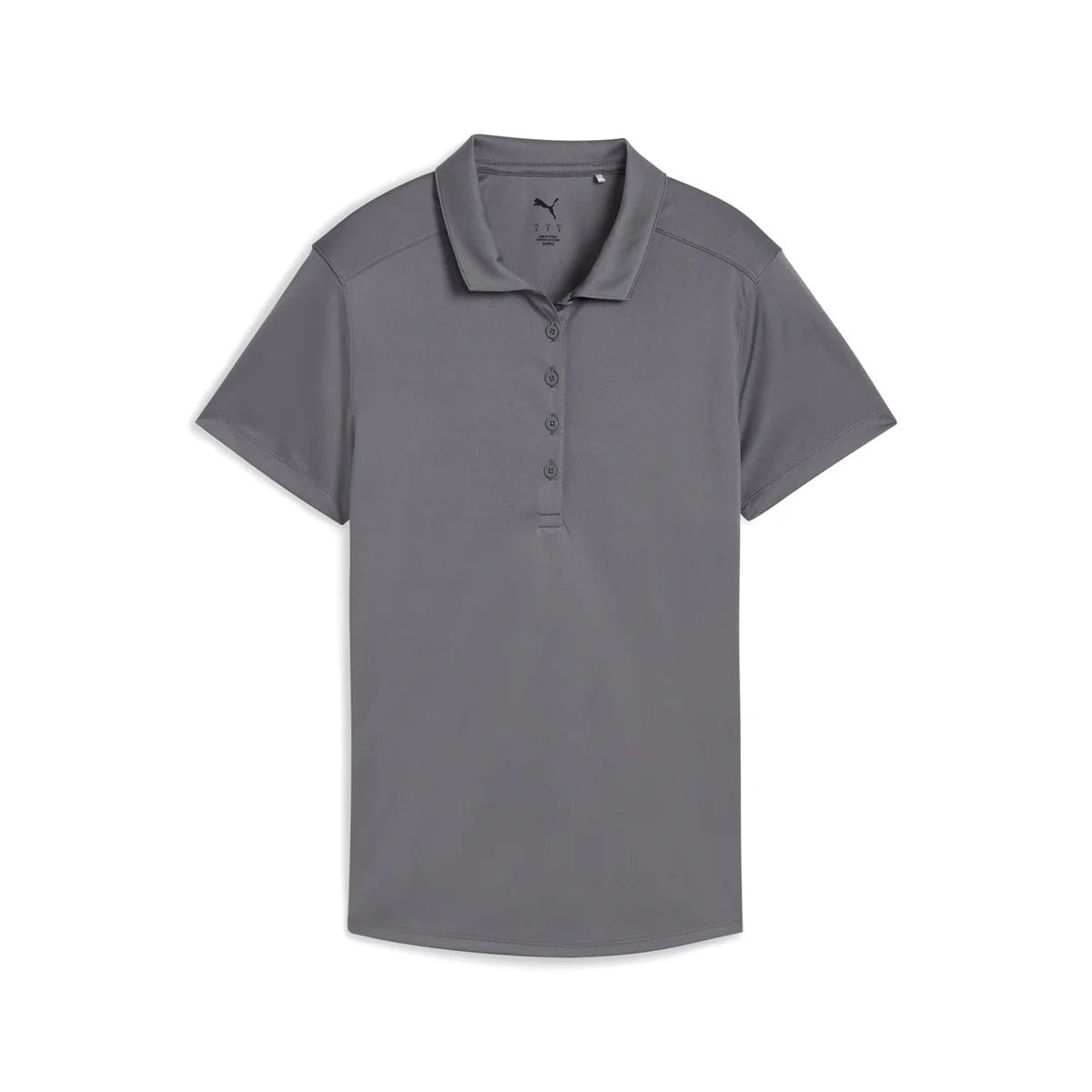 Puma Golf Women's Pure 2.0 Golf Polo Gray Color.