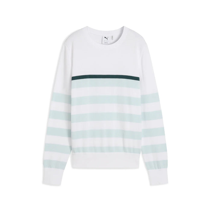 Puma Golf Women's Resort Stripe Sweater White Color