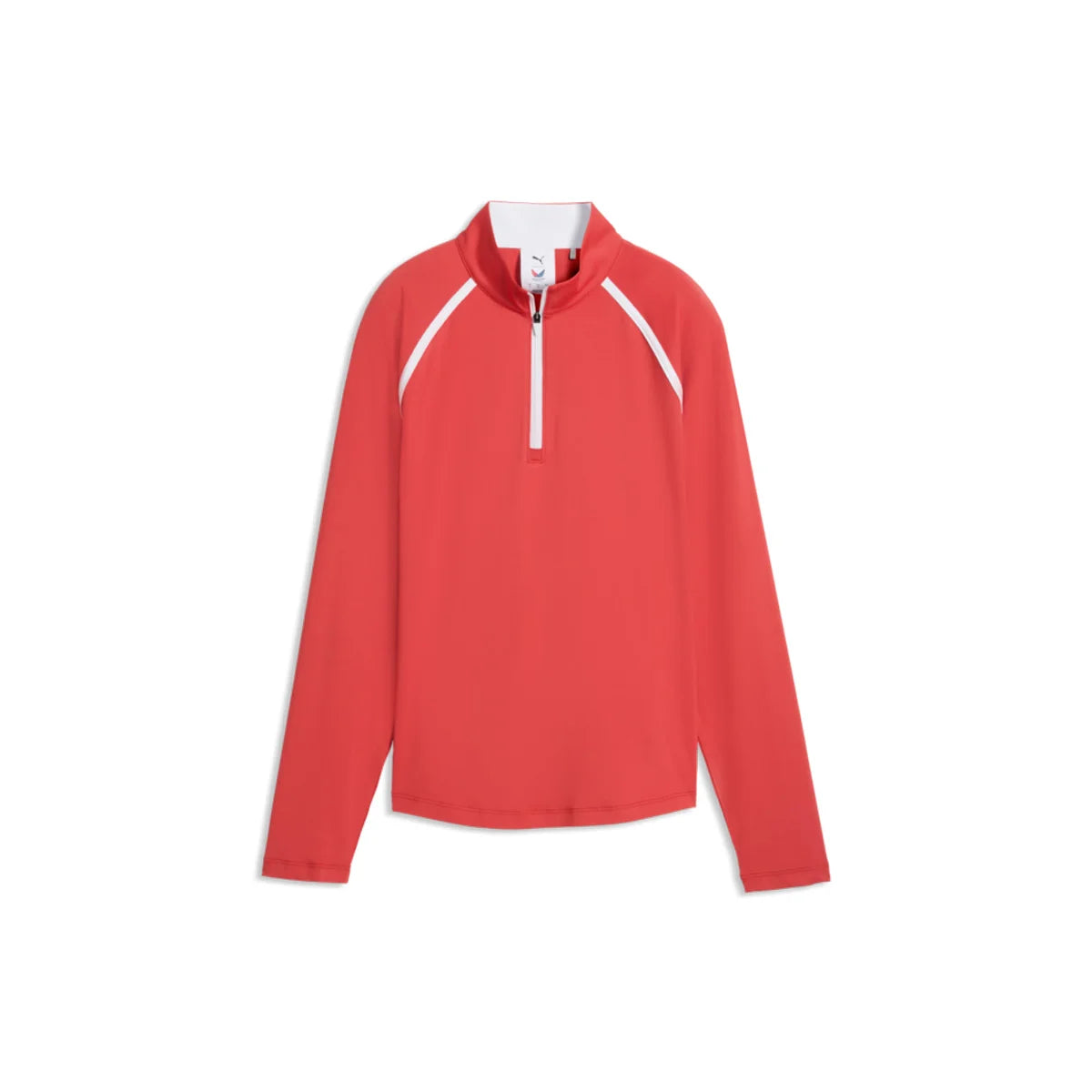Puma Golf Women's X Volition UV 1/4 ZIP Red Color.