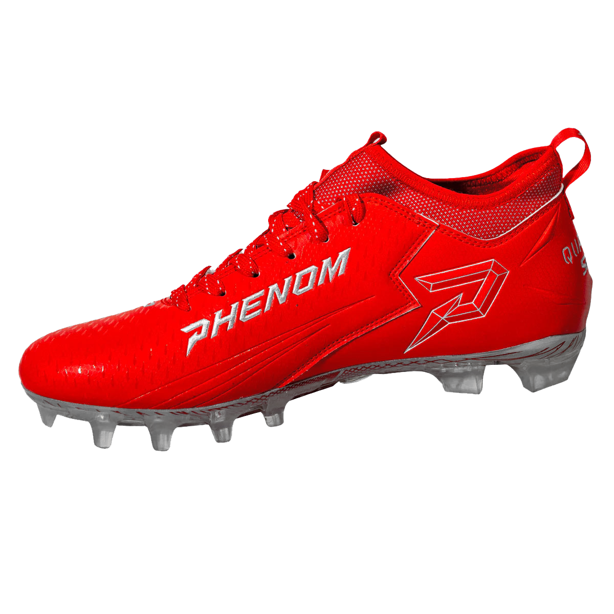 Quantum Speed Football Cleats Red Team Colors Midway Sports