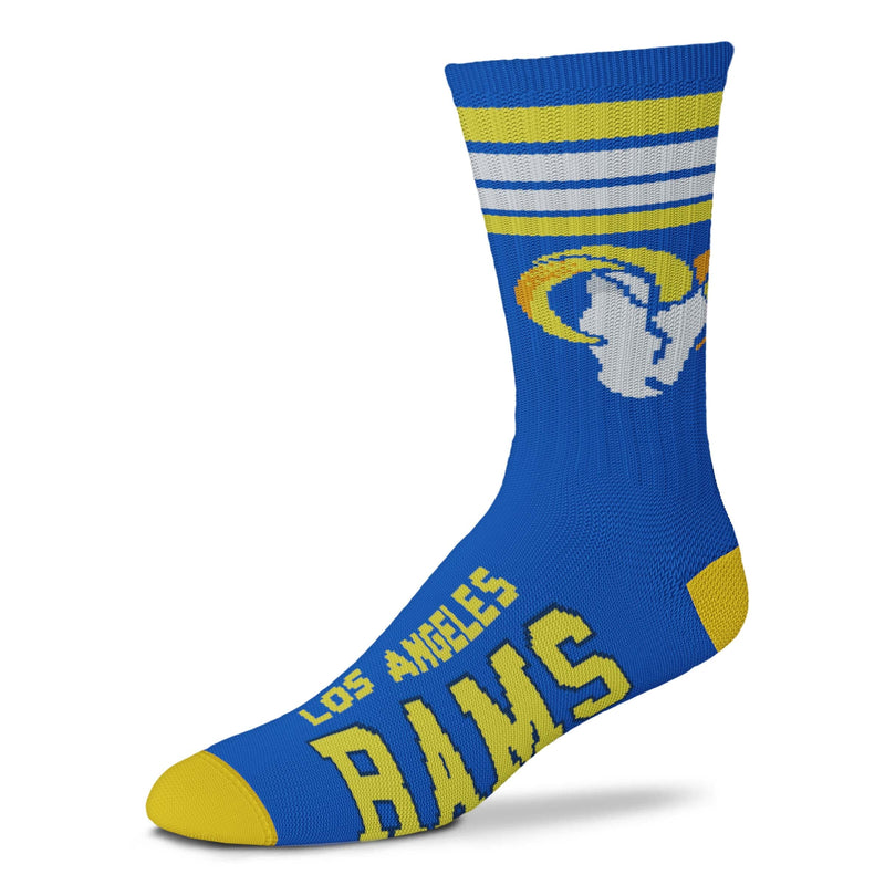 Calcetines de hombre Los Angeles Rams 4 Stripe Deuce
