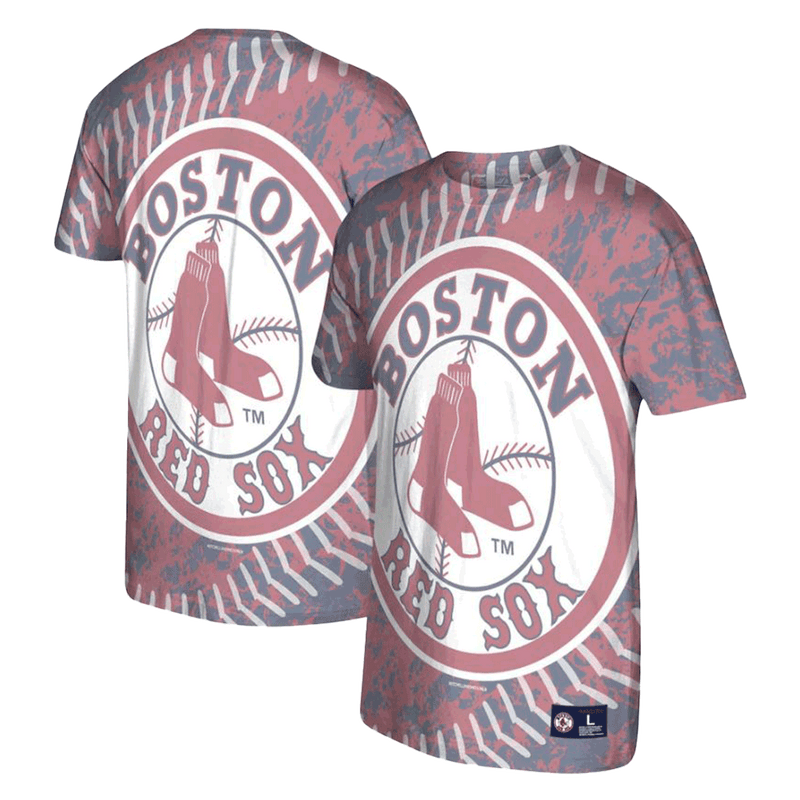 Boston Red Sox Mitchell & Ness Red Jumbotron T-Shirt