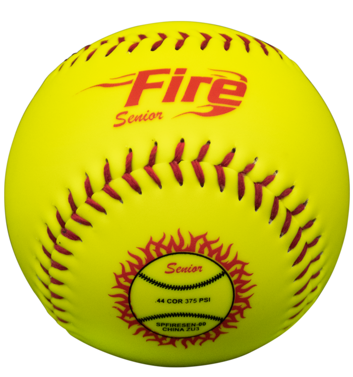 Pelotas de sóftbol de lanzamiento lento Fire Senior - 1 docena