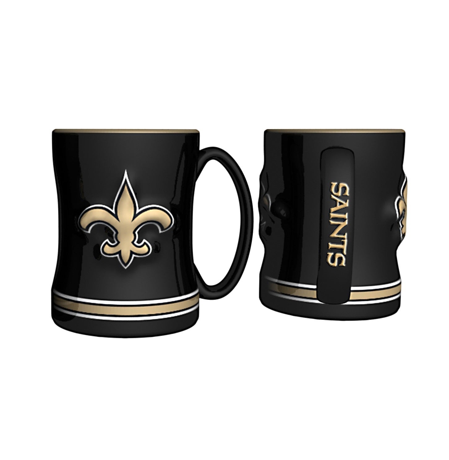 New Orleans Saints Logo Relief Coffee Mug