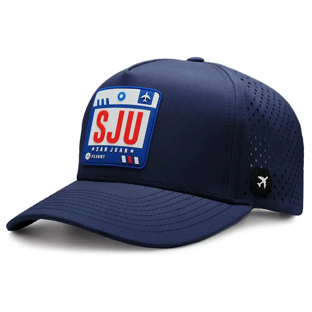 San Juan Performance Cap Navy color 3Quarter front view