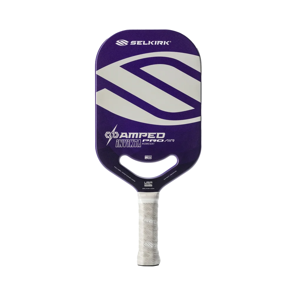 Selkirk AMPED Pro Air Invikta Pickleball Paddle Purple color