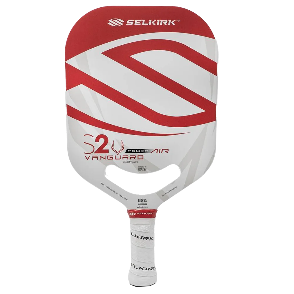 Selkirk Vanguard Power Air S2 Pickleball Paddle Red color. 