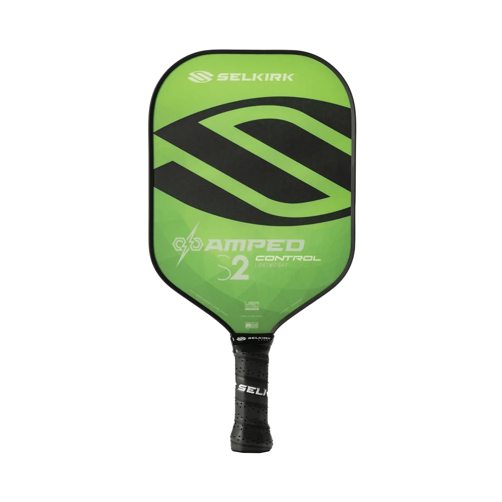 Selkirk Unisex AMPED Control S2 Lightweight Pickleball Paddle Green Color