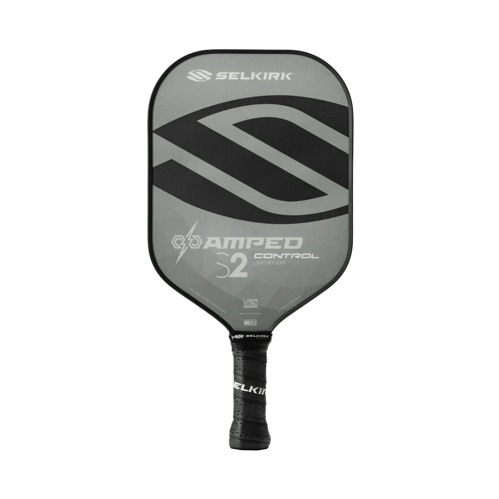 Selkirk Unisex AMPED Control S2 Lightweight Pickleball Paddle Grey Color
