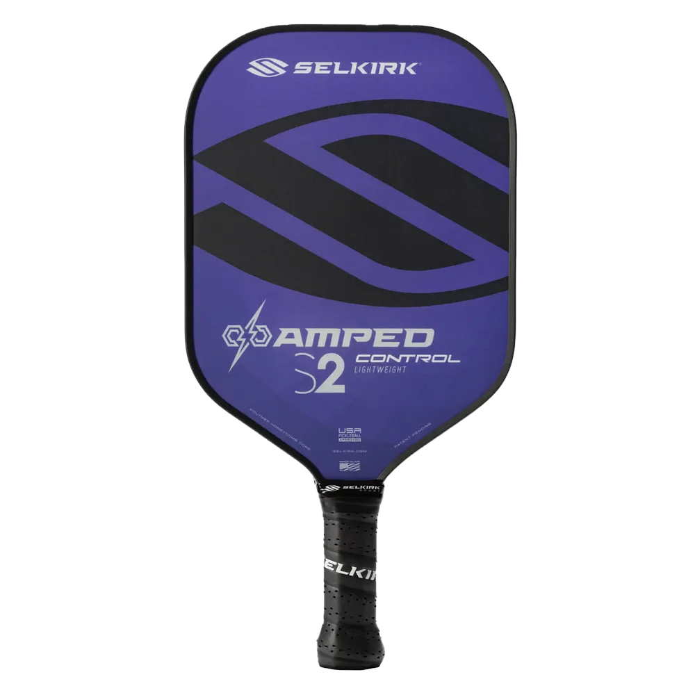 Selkirk Unisex AMPED Control S2 Lightweight Pickleball Paddle Purple Color