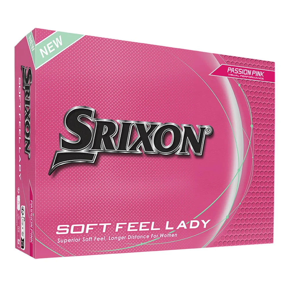 Srixon Lady Soft Feel Golf Balls Pink Color