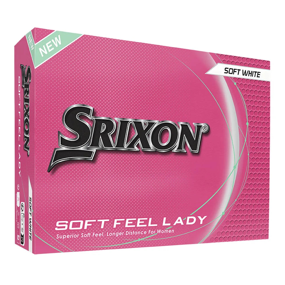 Srixon Lady Soft Feel Golf Balls White Color