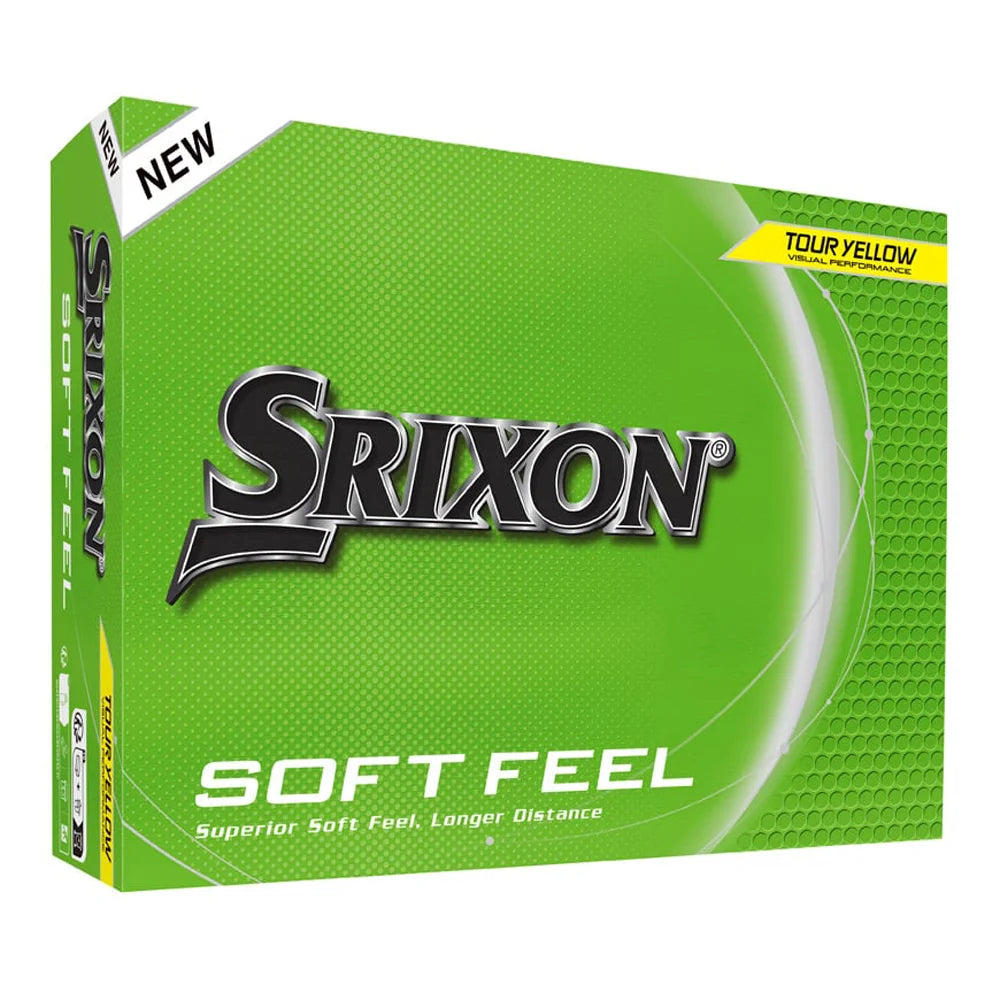 Srixon Soft Feel Golf Balls Yellow Color