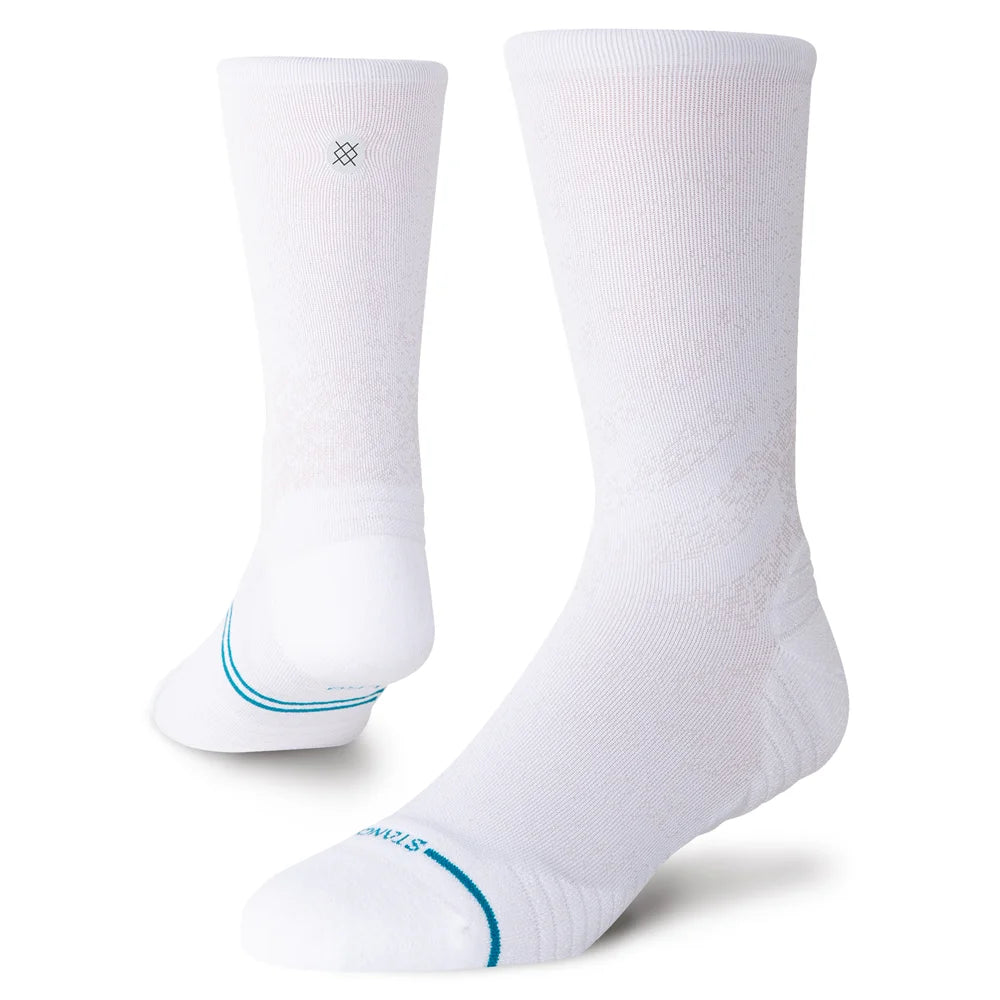 Stance Run Light Crew White color