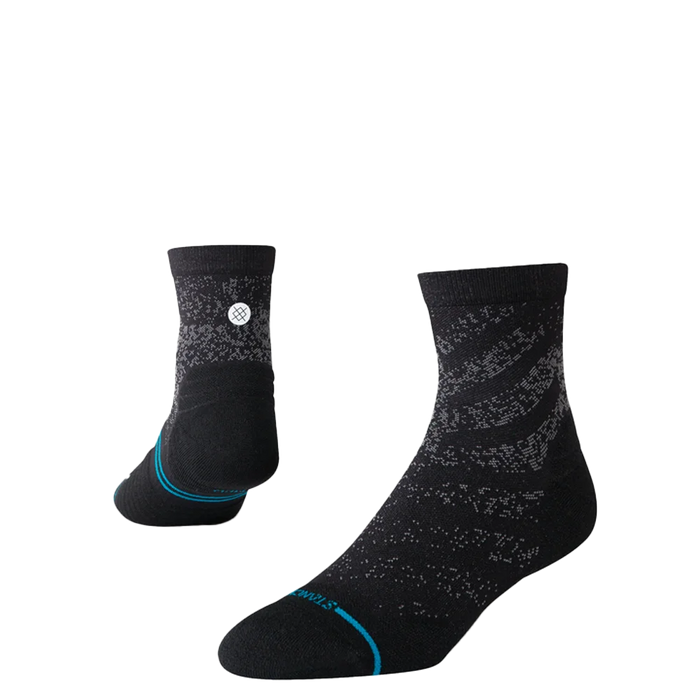 Stance Run Light Quarter Black color