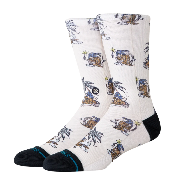 Stance Unisex Castaway Crew White Color