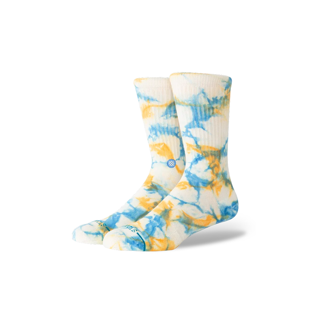  Stance Unisex Spotty Dye Crew Pair Orange Color