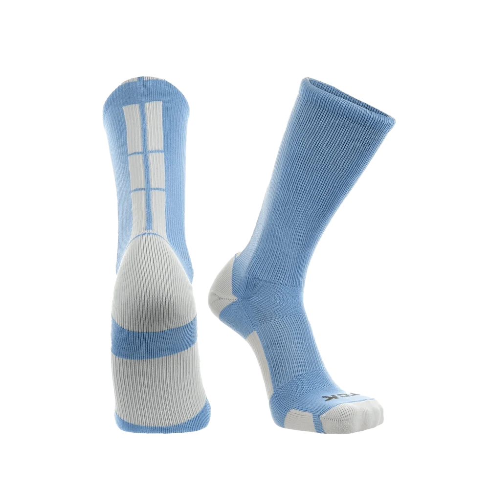 TCK Baseline 3.0 Athletic Crew Socks- Pack of 3 Blue color