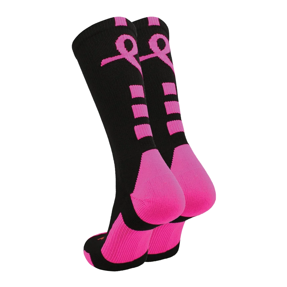 TCK Pink Breast Cancer Awareness Socks- Pack of 3