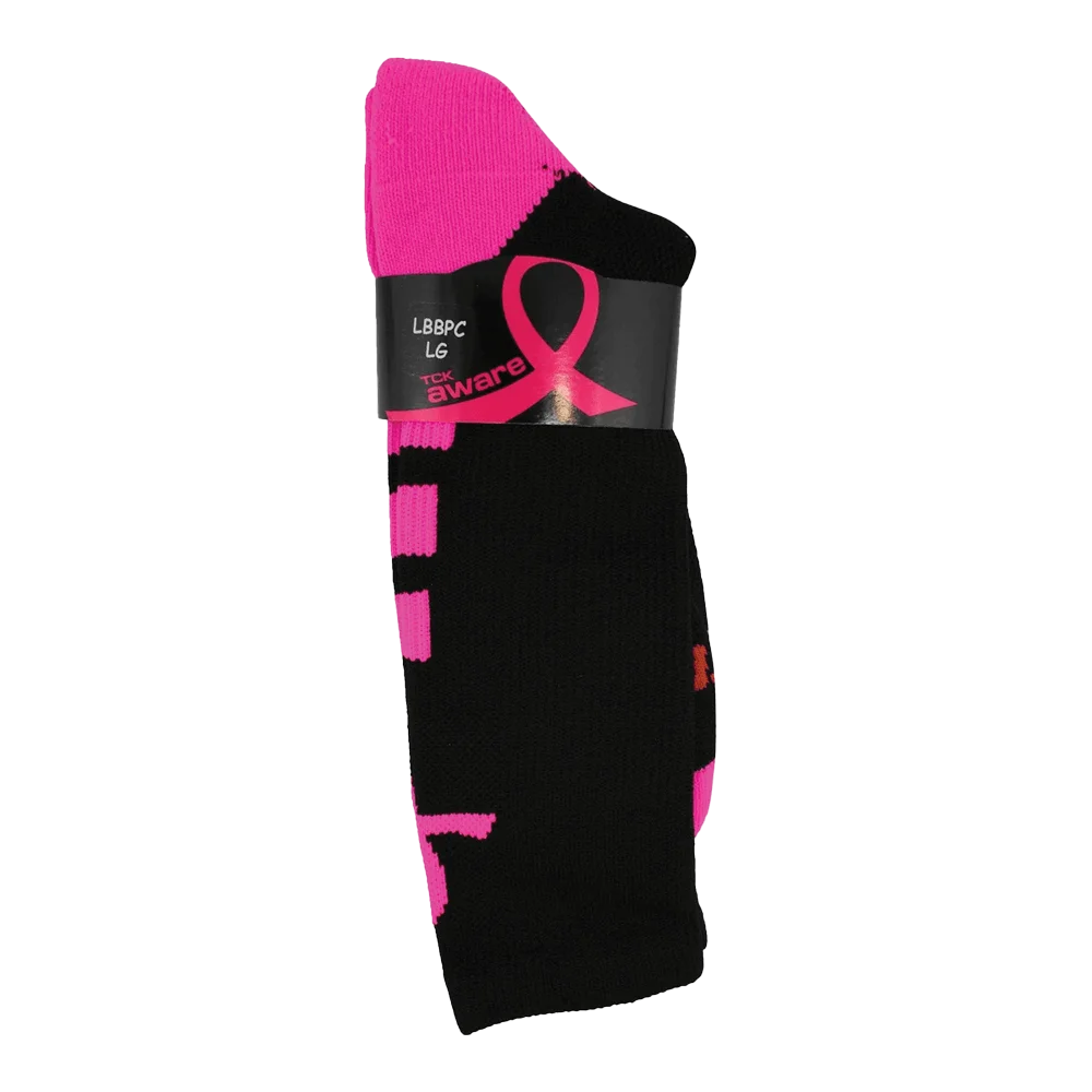 TCK Pink Breast Cancer Awareness Socks- Pack of 3