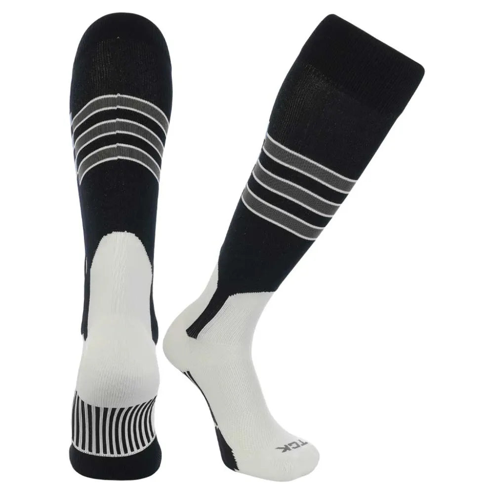 TCK Baseball Stirrup Socks with Stripes - Pack of 3