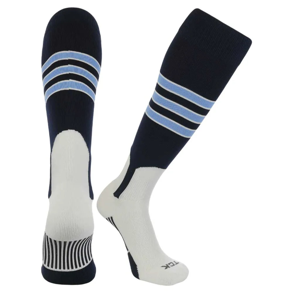 TCK Baseball Stirrup Socks with Stripes - Pack of 3 Navy Color
