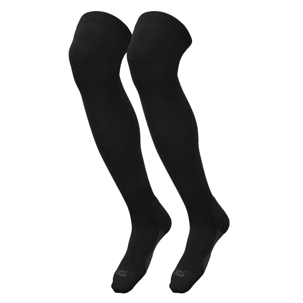 TCK Dugout Extra Tall Baseball Socks - Pack of 3 Black Color